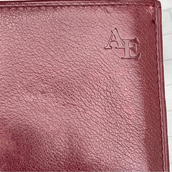 SOLD ALLEN Edmonds Genuine Leather travel passport holder wallet checks tickets - Picture 12 of 15